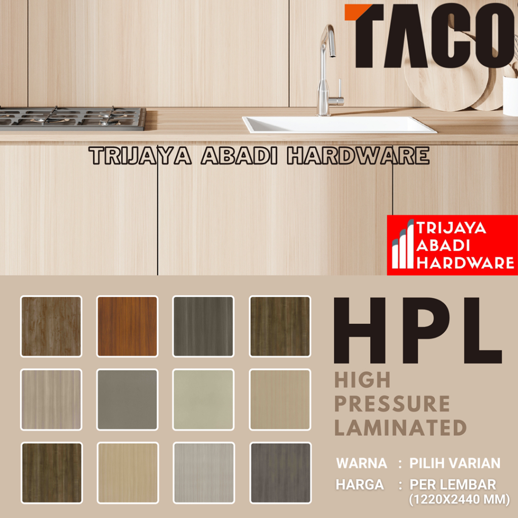 Jual Taco Hpl J Nt Woodgrain Series Pelapis Furniture