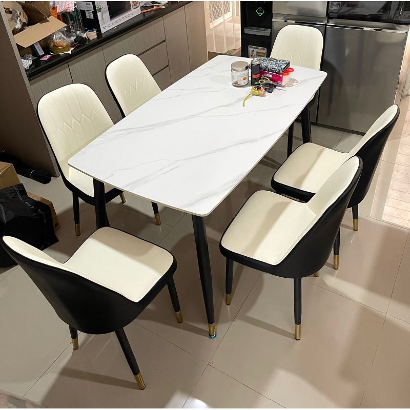 Jual Dining Set Meja Makan Marmer 6 Kursi FREE ONGKIR SE JAWA