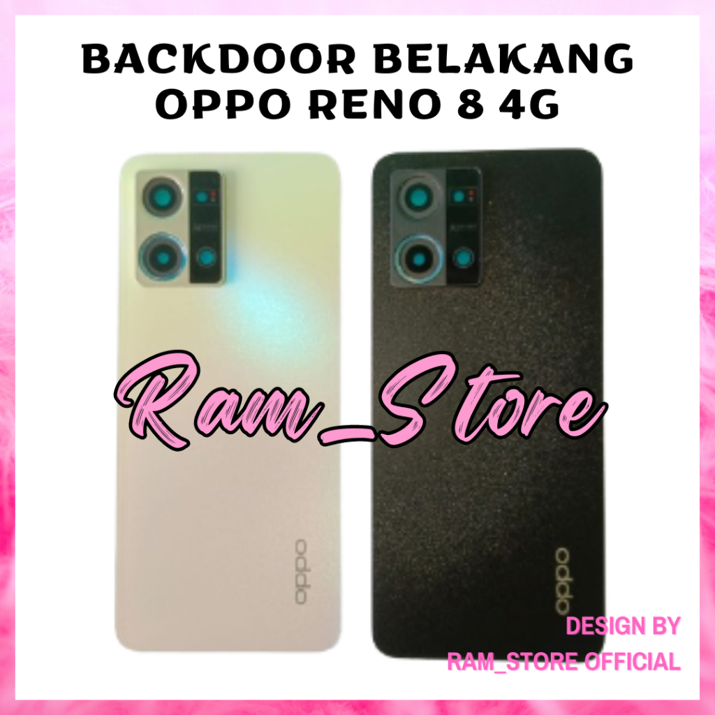 Jual Backdoor Backdor OPPO RENO 8 4G Back Kover Backcover Tutup