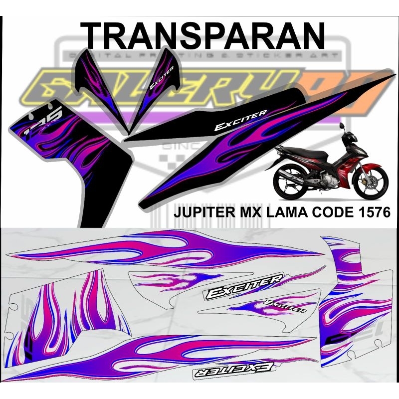 Jual Striping Transparan Jupiter Mx Old Shopee Indonesia