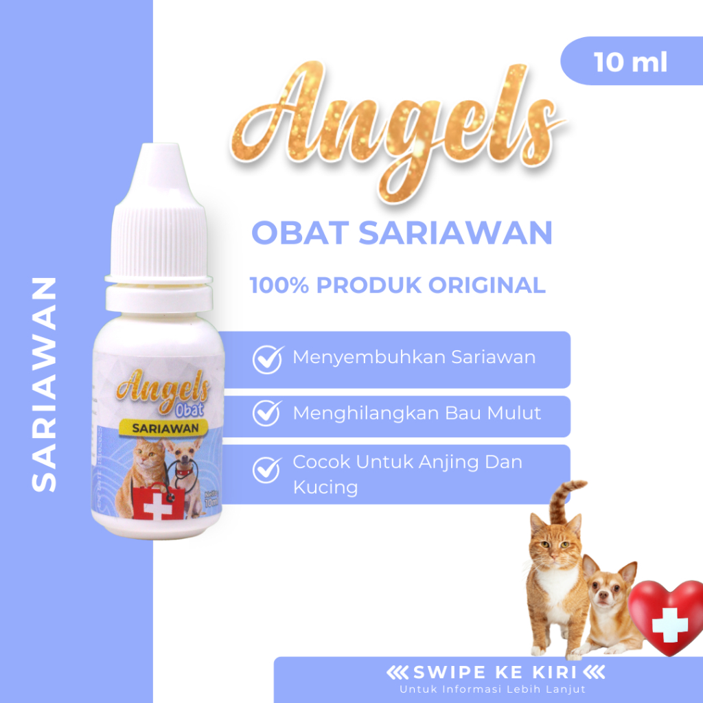 Jual Angels Obat Tetes Sariawan Dan Bau Mulut Ml Untuk Kucing Dan