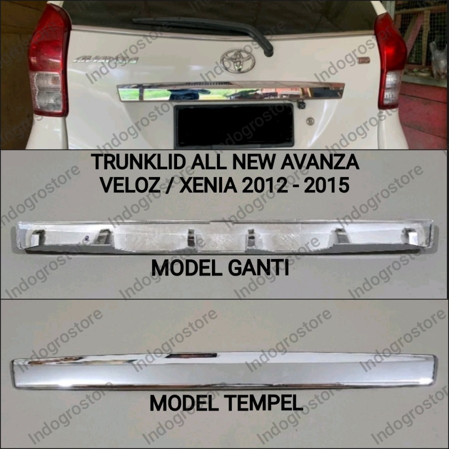 Jual Trunklid List Bagasi Pintu Belakang All New AVANZA VELOZ XENIA