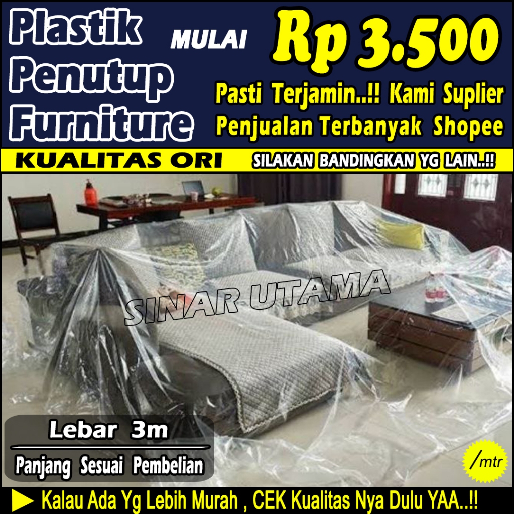 Jual Plastik Penutup Furniture Tutup Pelindung Q Funitur Bungkus