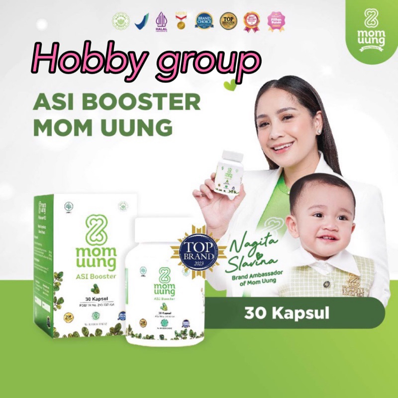 Jual Asi Booster Mom Uung Isi Kapsul Penambah Asi Boost Shopee