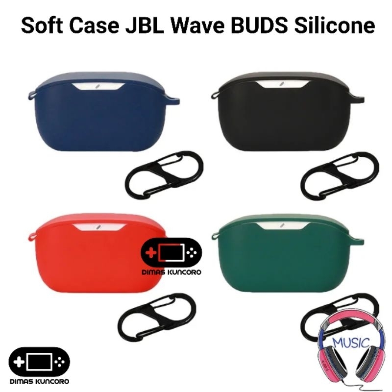 Jual Soft Case Jbl Wave Buds Silicone Silicon Tws Bumper Casing