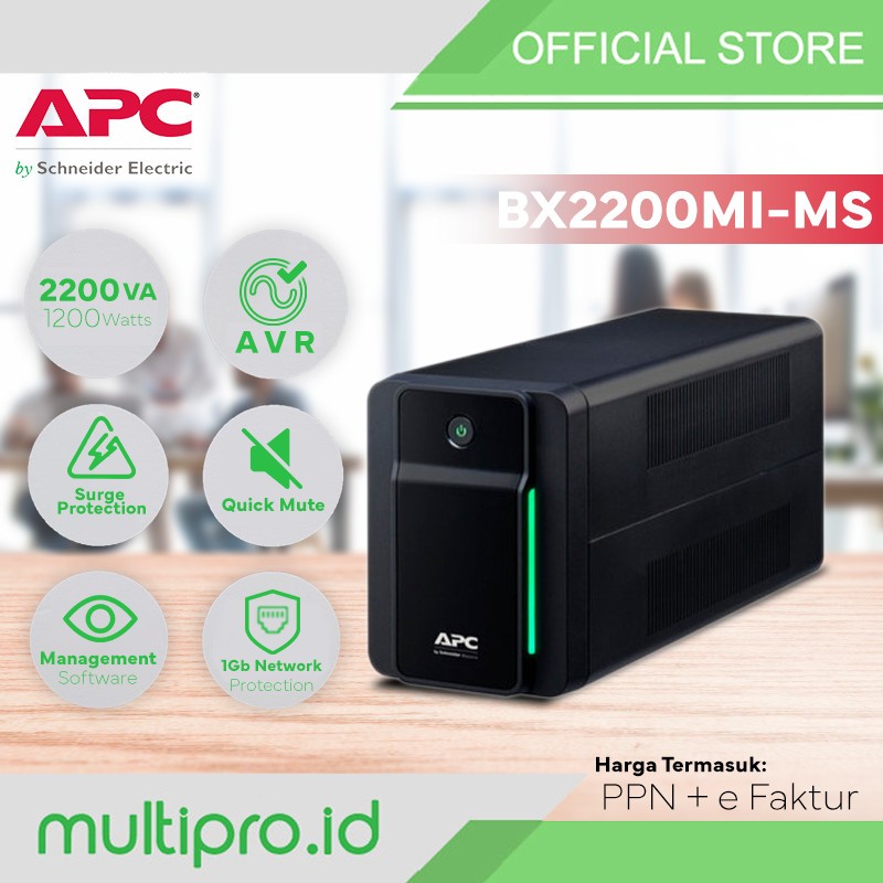 Jual UPS APC Back UPS BX 2200VA 1200W BX2200MI MS Shopee Indonesia