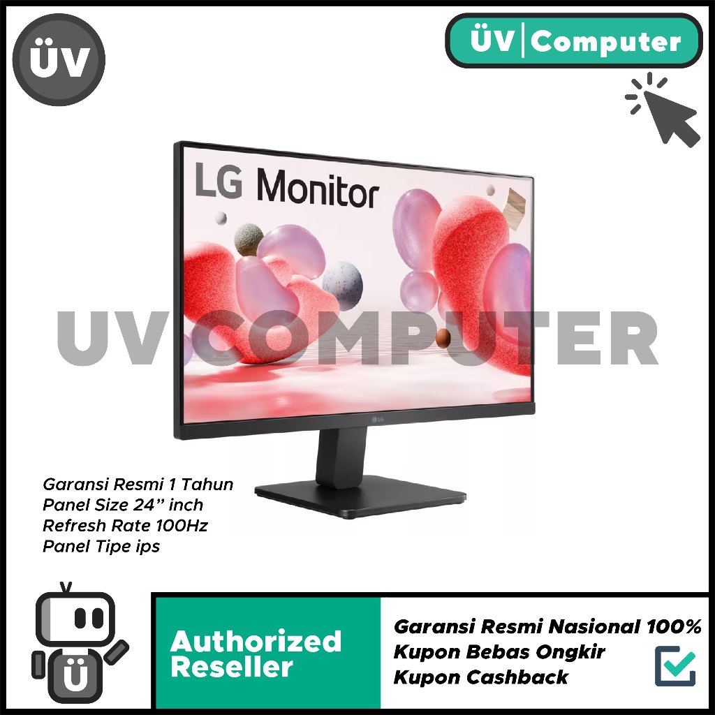 Jual Monitor LED LCD LG 24MP400 B 23 8 24 Inch IPS 100Hz Full HD