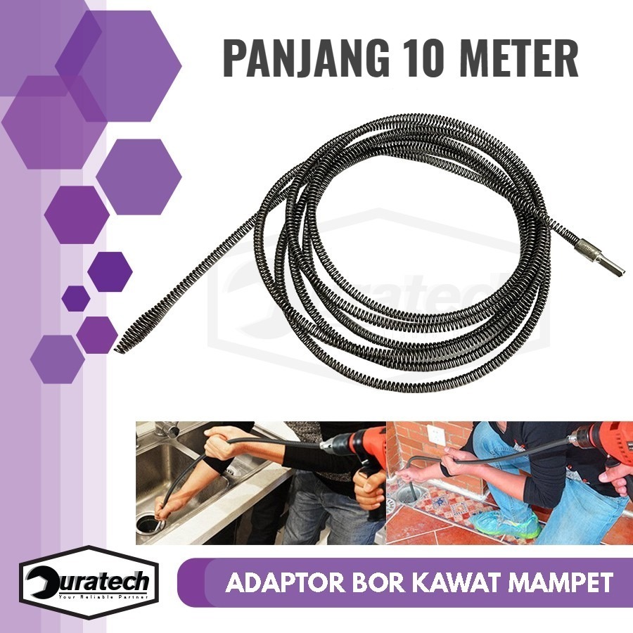 Jual Alat Jepit Kawat Pembersih Saluran Mampet Panjang Meter Meter