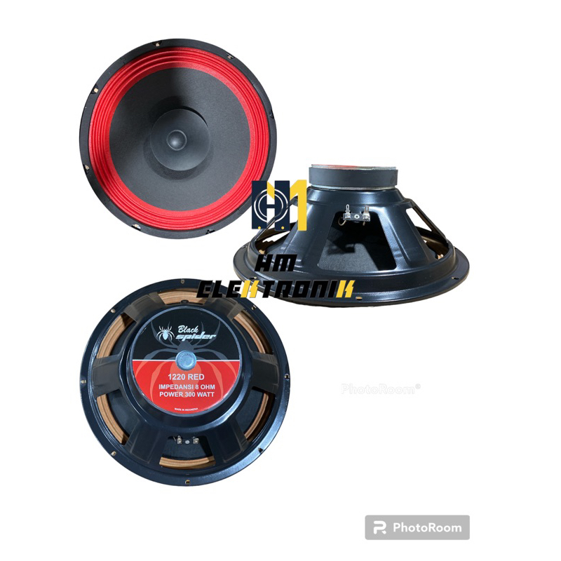 Jual Speaker Black Spider Red Inch Fullrange Shopee Indonesia