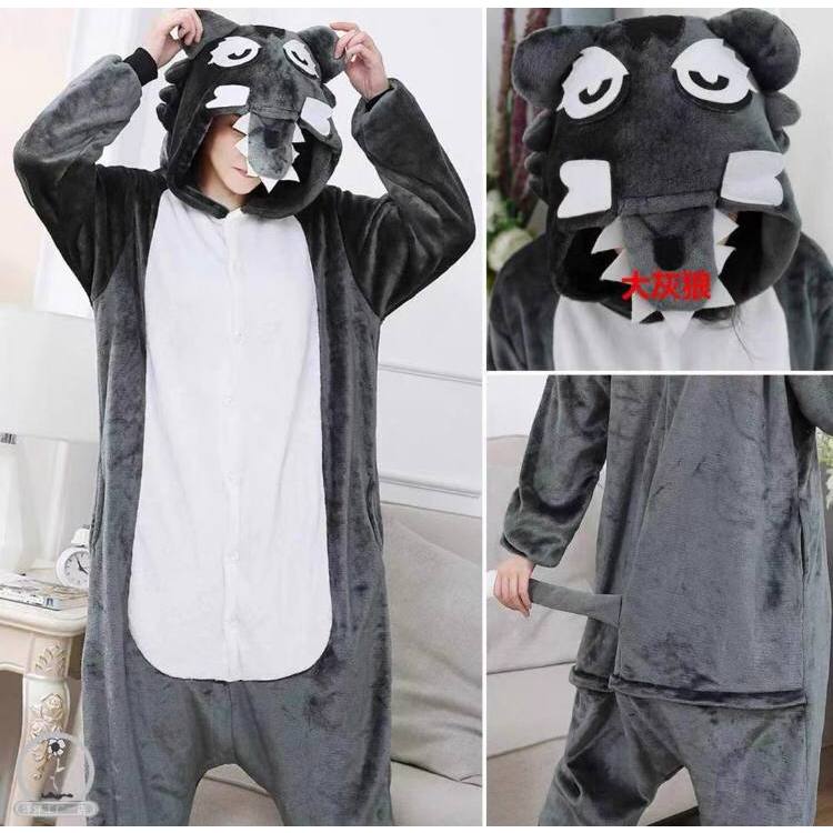 Jual Baju Onesie Dino Totoro Koala Jerapah Penguin Stitch Sapi Cosplay