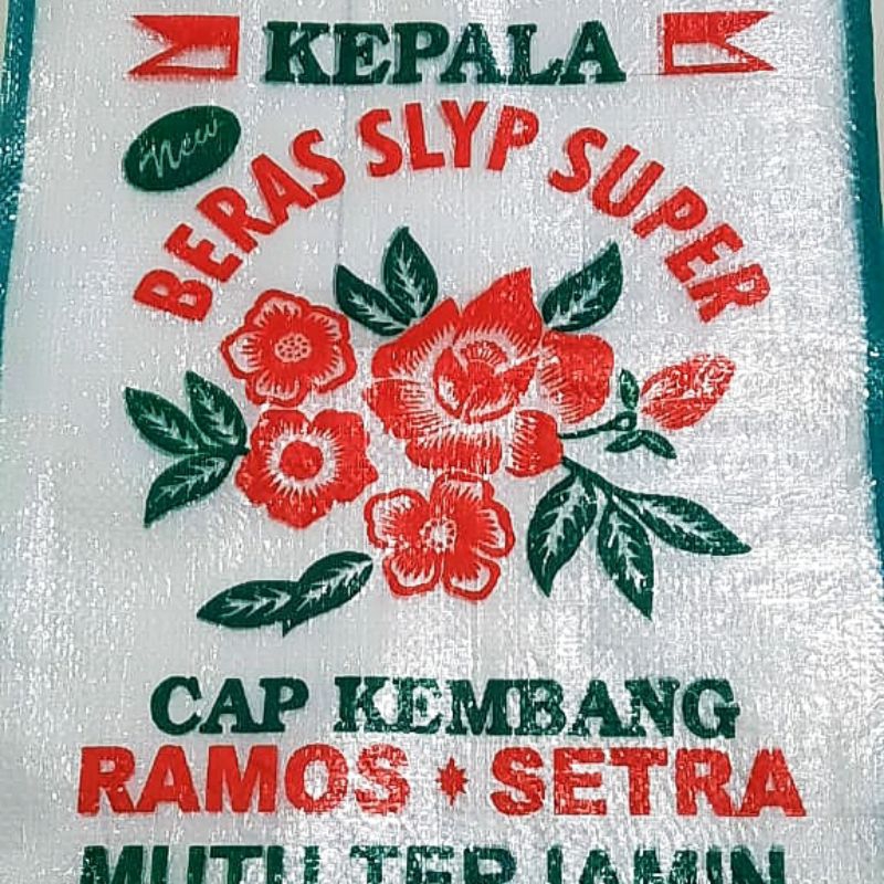 Jual Karung Beras Kg Cap Rojolele Cap Jago Cap Kembang Isi