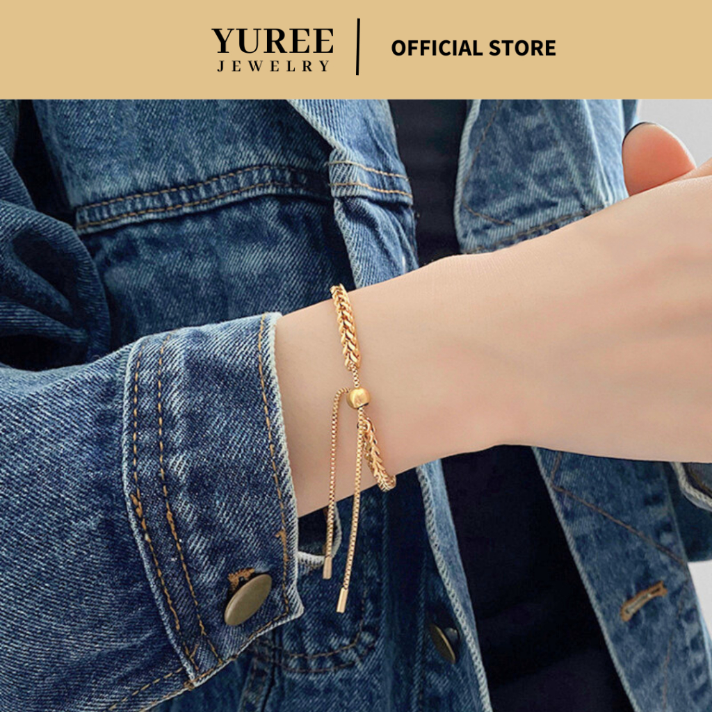 Jual Yuree Venny Bracelet Perhiasan Gelang Serut Sisik Naga