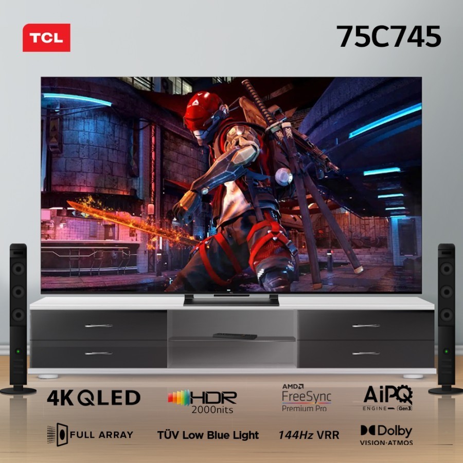 Jual Tcl C Qled Inch Uhd K Smart Google Tv Dolby Atmos Vrr