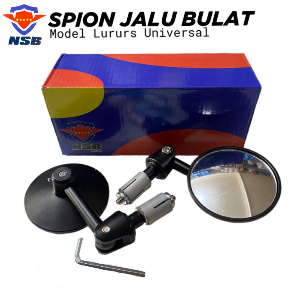 Jual Spion Jalu Bulat Bar End Model Bintang Bengkok Universal Semua