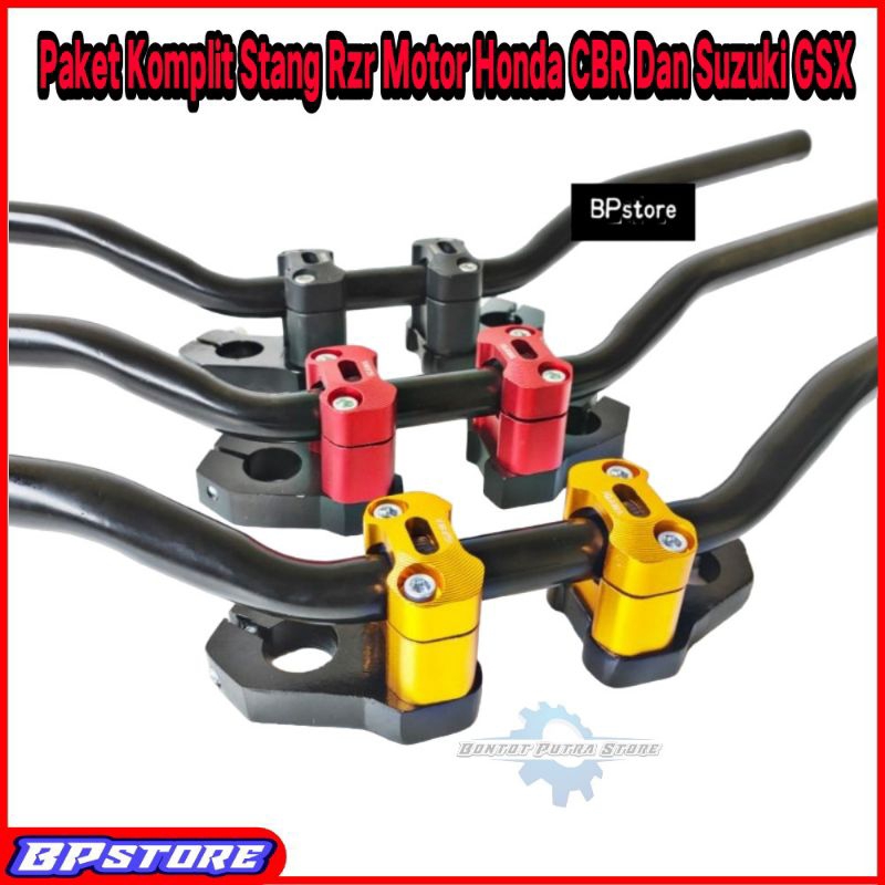 Jual Stang Rzr Honda Cbr R Bracket Dudukan Plus Raiser Stang Honda