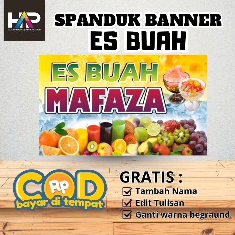 Jual Termurah Spanduk Banner Jualan Es Buah Shopee Indonesia