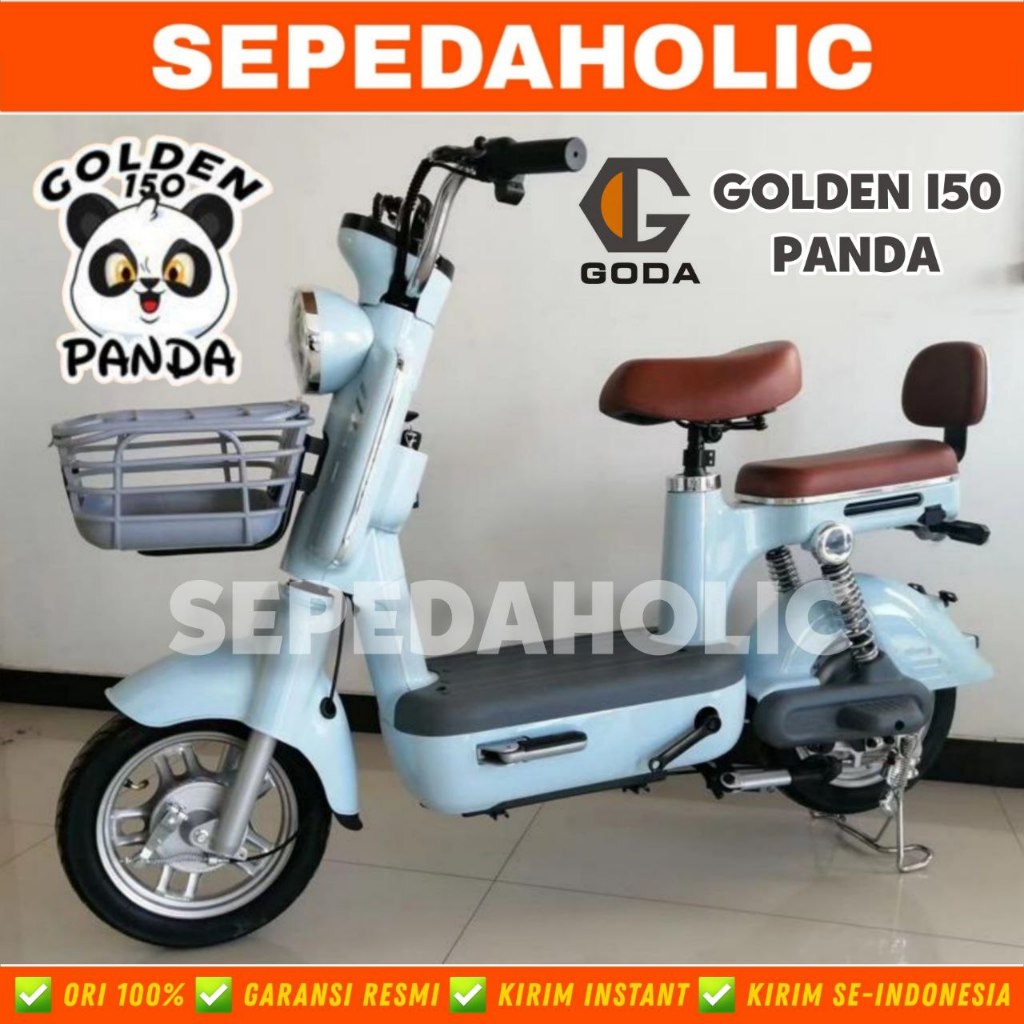 Jual Sepeda Listrik Goda Golden Panda Watt Exotic Brosway