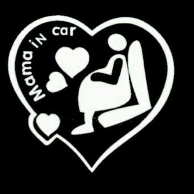 Jual Stiker Mobil Ibu Hamil Pregnant Mom Sticker Mama In Car Shopee