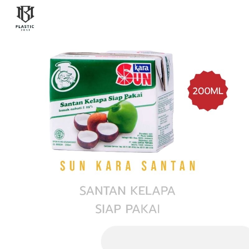 Jual Sun Kara Santan Kelapa Ml Santan Kelapa Siap Pakai Kotak