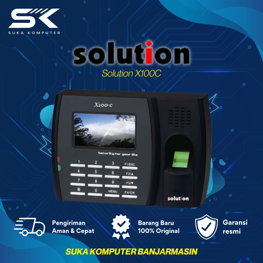 Jual Solution X100C Mesin Absensi Fingerprint Shopee Indonesia