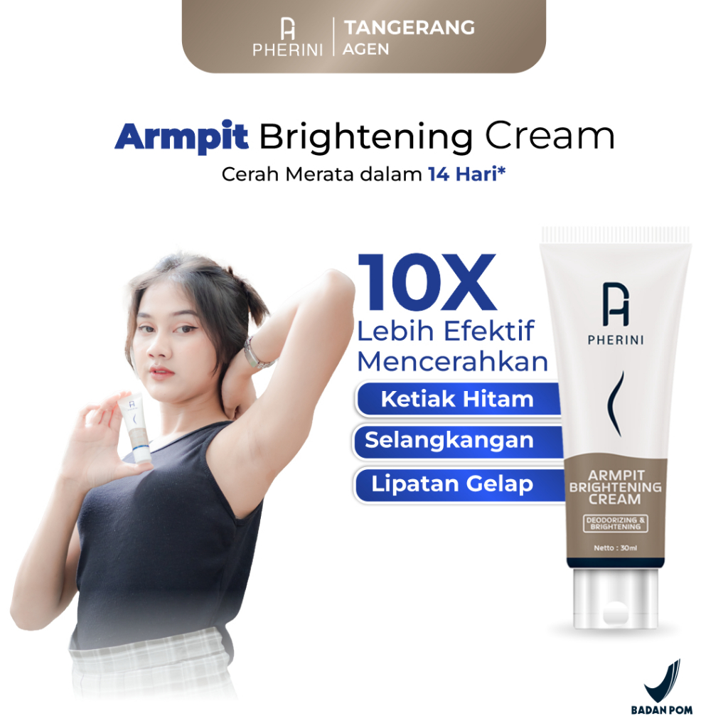 Jual PHERINI Underarm Armpit Brightening Cream Pemutih Ketiak Dan