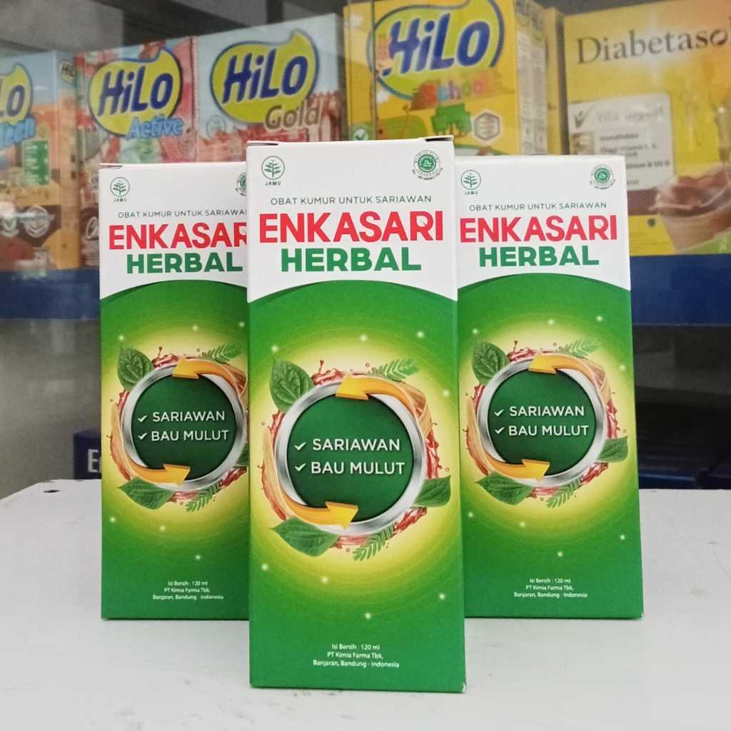 Jual Enkasari Herbal Obat Kumur Untuk Sariawan Ml Shopee Indonesia