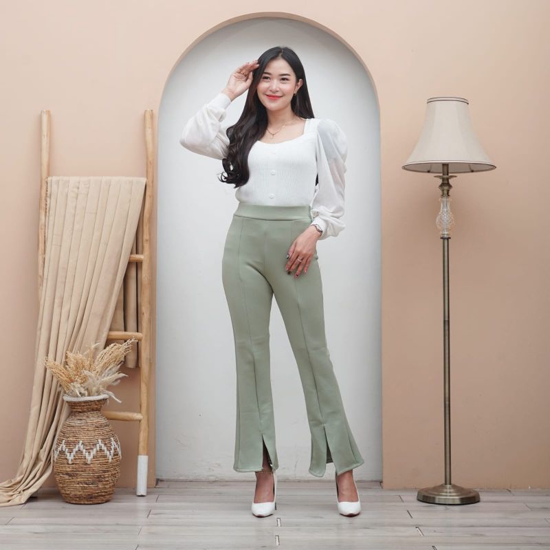 Jual CELANA PANTS CUTBRAY BELAH BAWAH CELANA CUTBRAY WANITA BAHAN