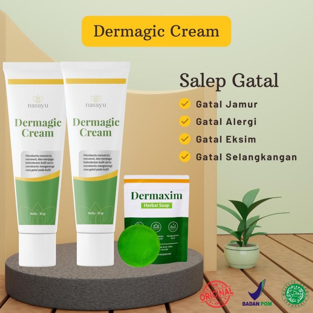 Jual Obat Gatal Selangkangan Dermagic Cream Gatal Jamur Free Sabun