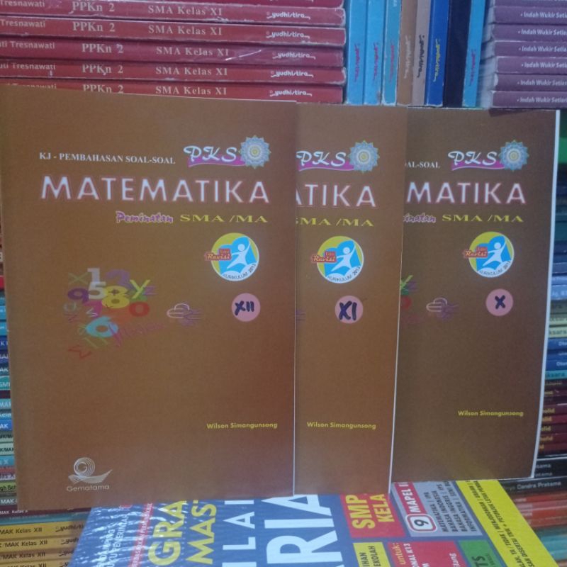 Jual KUNCI JAWABAN PEMBAHASAN SOAL SOAL PKS MATEMATIKA KELAS 1 2 3 SMA