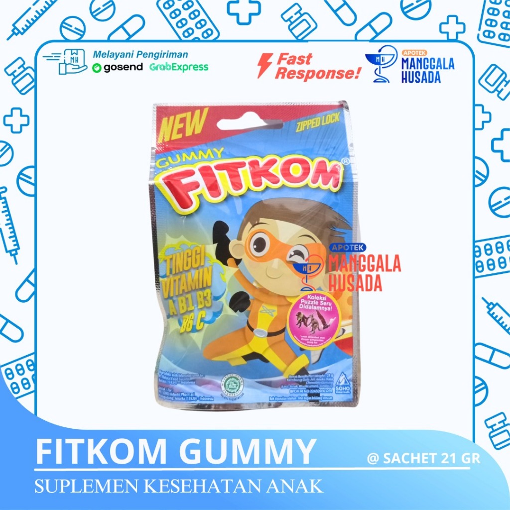 Jual Fitkom Gummy Biru New Sachet G Shopee Indonesia