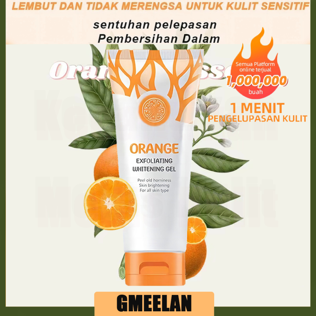 Jual Gmeelan Orange Exfoliating Gel For Face Whitening 50gr Facial Body