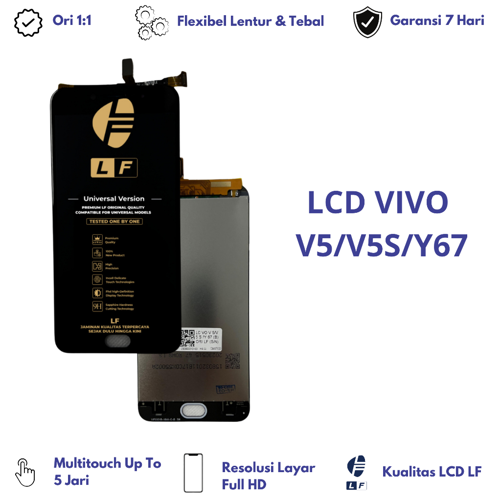 Jual Lcd Vivo V5 V5S Y67 Fullset Touchscreen Shopee Indonesia