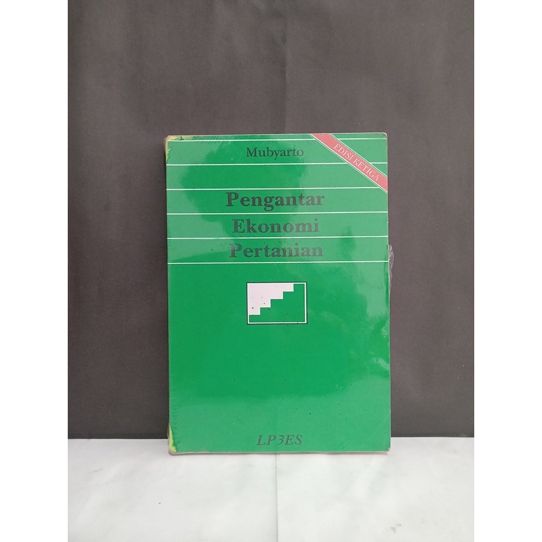 Jual Buku Pengantar Ekonomi Pertanian Edisi Ketiga Mubyarto Shopee