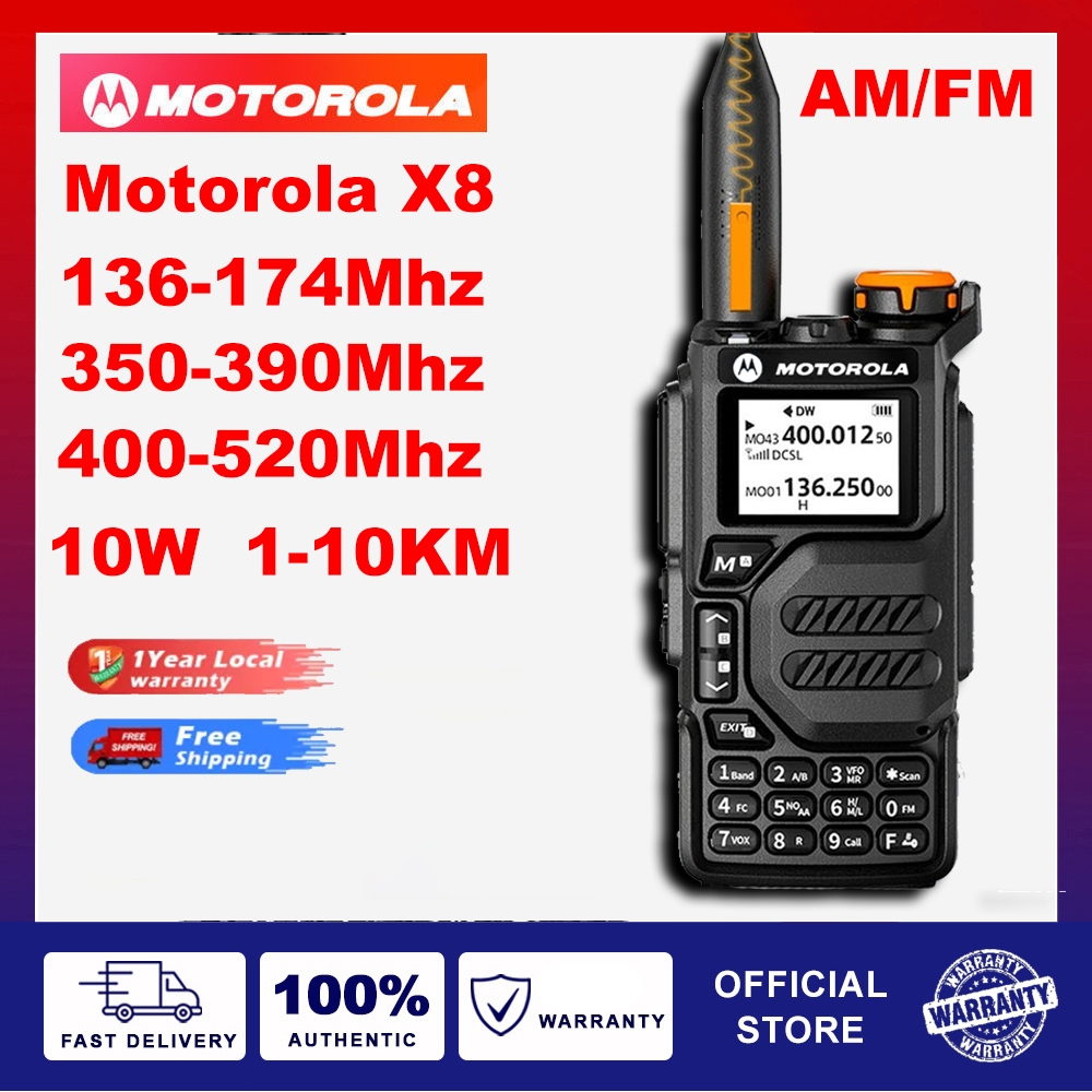 Jual Ht Official Motorola X Vhf Uhf Dual Band Total Output Power