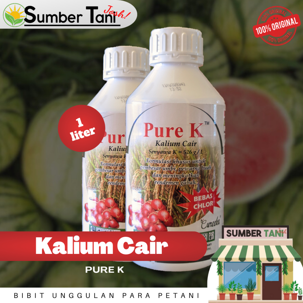 Jual PUPUK PURE K Kalium Cair Kemasan 1L Shopee Indonesia