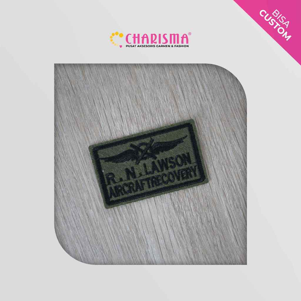 Jual Charisma Patch Bordir Army Motif Aksesoris Emblem Pakaian