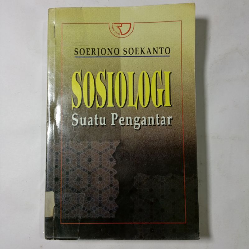 Jual Buku Sosiologi Suatu Pengantar Soerjono Soekanto Shopee Indonesia