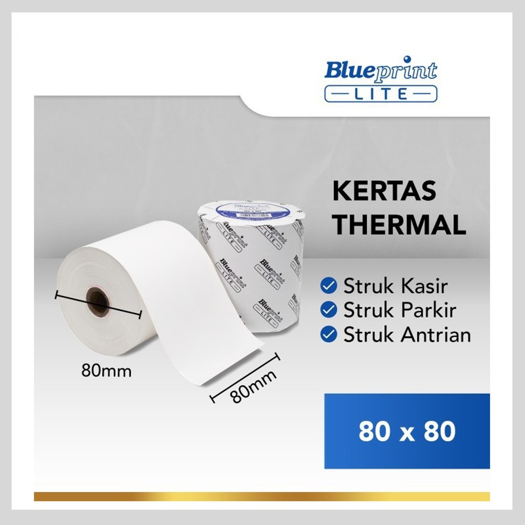 Jual Thermal Paper Roll Kertas Kasir Struk Termal Edc Ppob