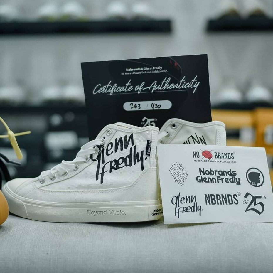 Jual Nobrands Footware X Glenn Fredly Hi Original Sepatu Kolaborasi X