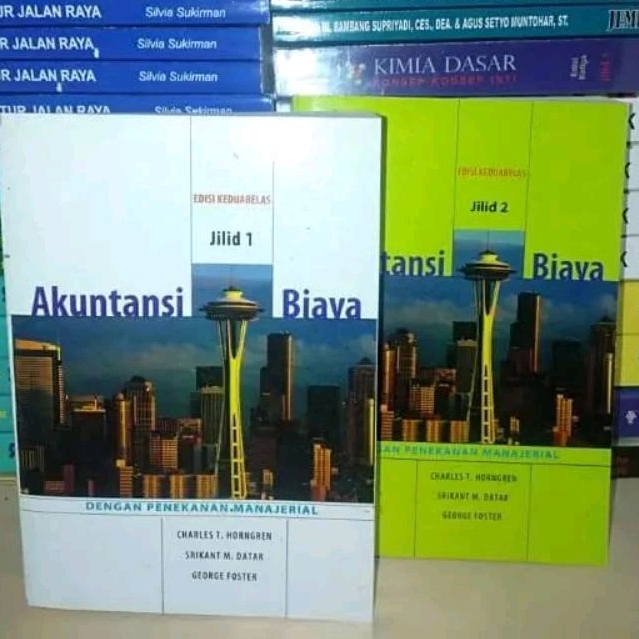 Jual AKUNTANSI BIAYA EDISI 12 JILID 1 DAN 2 LENGKAP CHARLES T