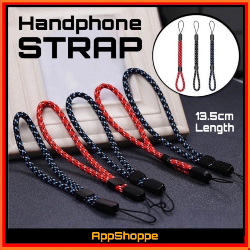 Jual Handphone Strap Tali Gantungan HP Adjustable Braided Nylon Lanyard