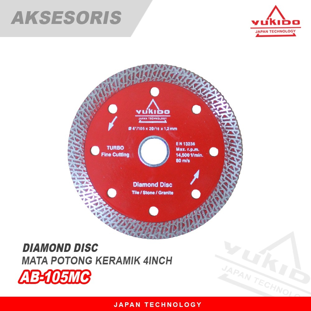 Jual Diamond Wheel Batik Turbo Inch Mata Pisau Potong Keramik Granit