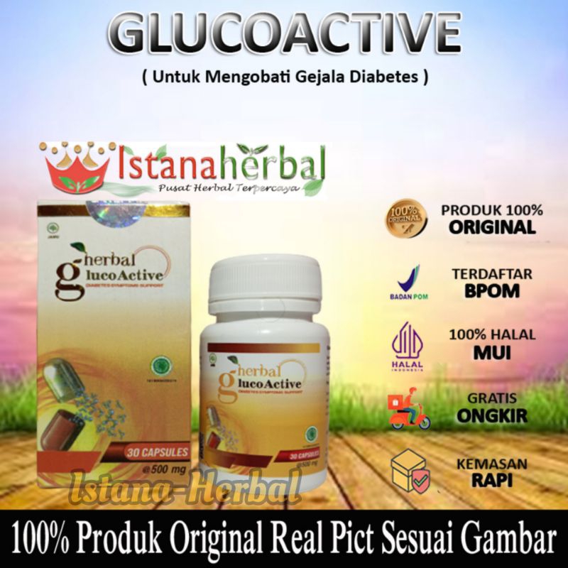 Jual Glucoactive Asli Original Obat Diabetes Kencing Manis Ampuh Herbal