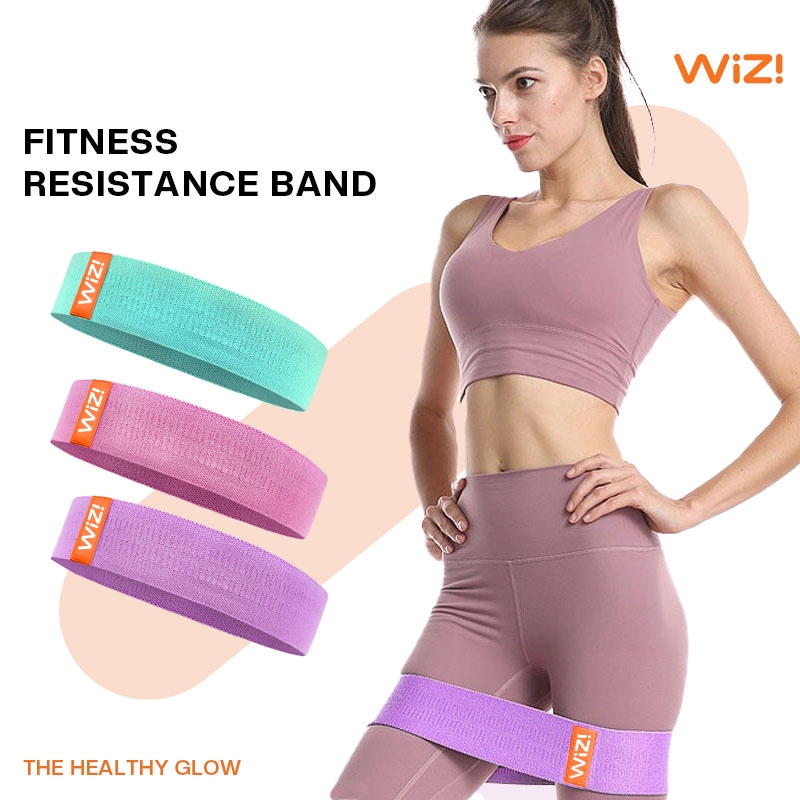 Jual Wizi Resistance Band Pilates Squat Band Tali Resistance High