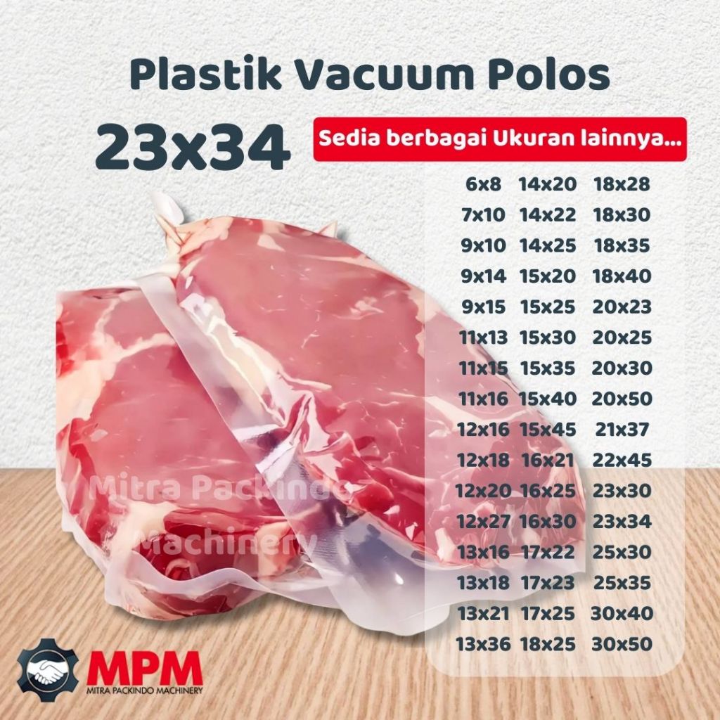 Jual Plastik Vacuum 23x34 Cm Vakum Bag Plastic Vacum Sealer Shopee