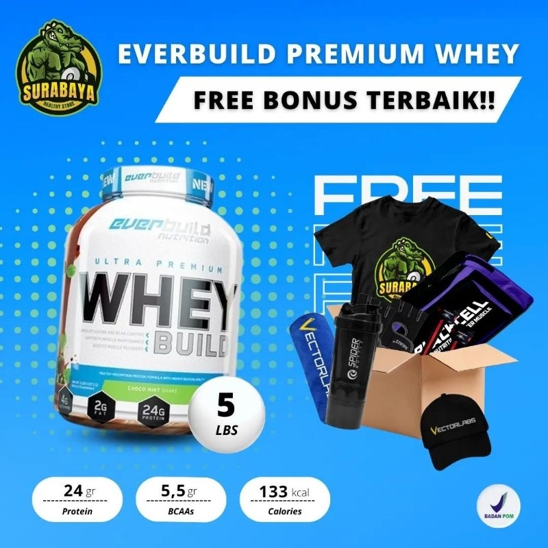 Jual Whey Protein Ever Build Everbuild Lbs Ultra Premium Lbs Susu