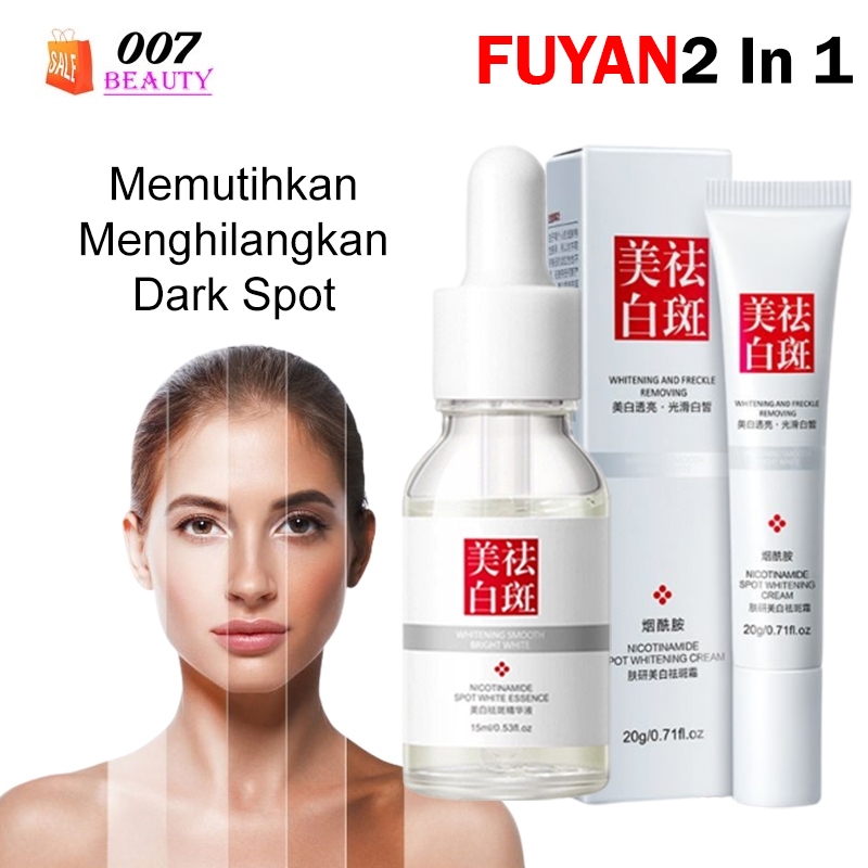 Jual BUNDLE 2 IN 1 FUYAN Cream Anti Freckle FUYAN Serum Whitening