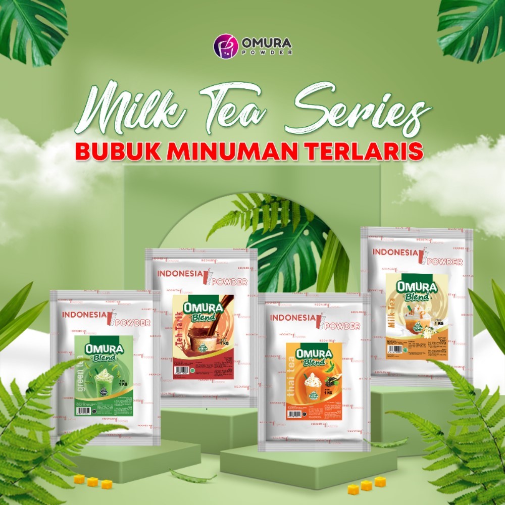 Jual Milktea Series Omura Blend Bubuk Minuman Rasa Milk Tea Teh