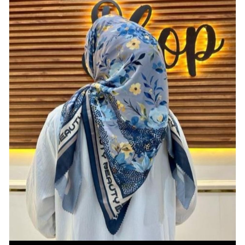 Jual B Scoop Hijab Segiempat Voal Sublime Lassercut Shopee Indonesia