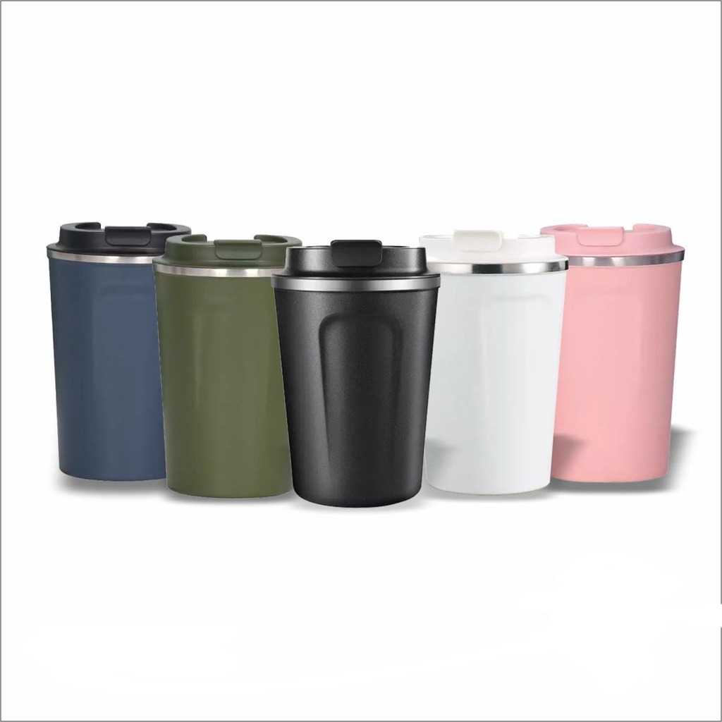 Jual Tumbler Termos Travel Coffee Mug Kopi Panas Dingin Stainless Steel